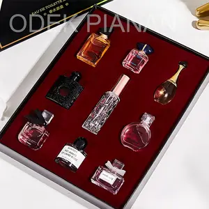 7.5*8 قطعة علبة هدايا عطر النساء طويلة الأمد وودي الأزهار كولونيا الرجال الفيرومونات العطر المدمجة المحمولة العطور الفاخرة هدية