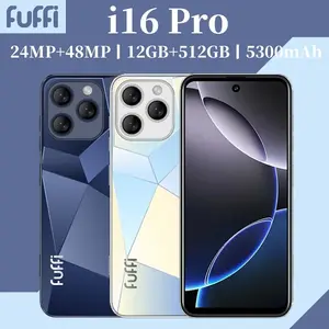 هاتف ذكي Global Vision I16 Pro 5G Android 5300mAH 12GB RAM 512G ROM 6.56 بوصة 1080x2640HD 24 + 48MP MTK10 4G شبكة الهاتف المحمول
