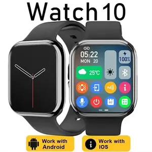 2025New GPS ساعة ذكية سلسلة 10 لساعة أبل 10 ذاكرة الموسيقى فيديو بلوتوث دعوة مقاوم للماء NFC ساعة ذكية لنظام أندرويد IOS