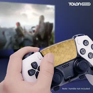ملصق TALONGAMES بمقبض لوحة اللمس مضاد للخدش مصنوع يدويًا مناسب لوحدة تحكم Sony Playstation 5 Elite Edition